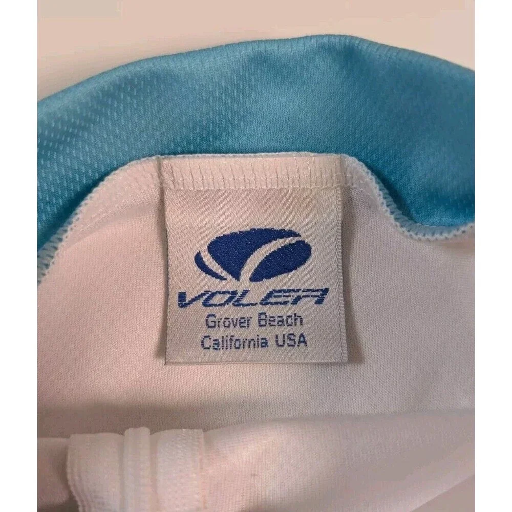 Voler Womens XL White Short Sleeves Little Red Riding Hood Bike Cycling Jersey